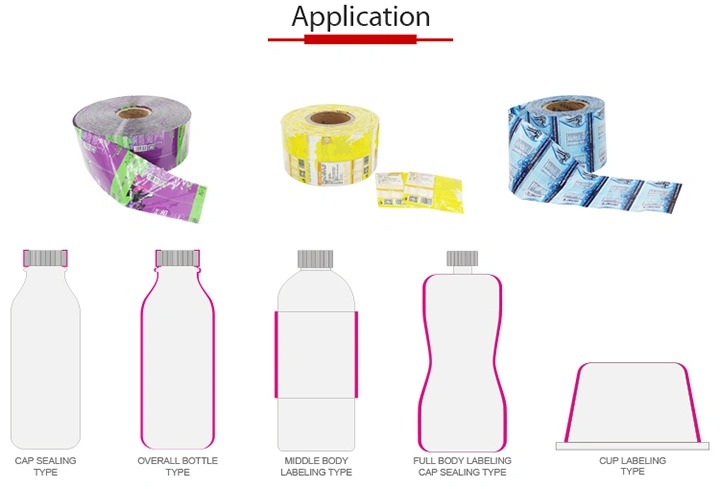Tvåhuvad automatisk märkningsmaskin för plastglasflaska